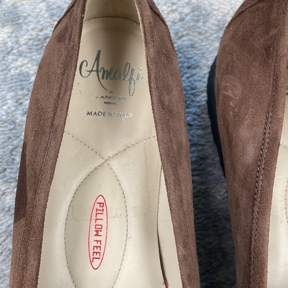 New Amalfi Rangoni Walk On Air Bit Loafers Brown Suede Sz 11.5 - Picture 5 of 14